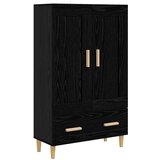  Highboard Crni hrast 70 x 31 x 115 cm Konstruirano drvo | shoptok.hr