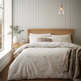 Catherine Lansfield Bež flanelna posteljnina za zakonsko posteljo 200x200 cm Sheep – | Shoptok.si
