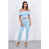 Kesi Set with blue ruffle Cene