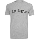 Mister Tee Los Angeles Wording Tee heather grey | shoptok.hr