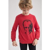 Defacto Boy Children's Day Regular Fit Crew Neck Sweatshirt | shoptok.hr