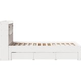  s regalom za knjige bez madraca bijeli 90x200cm borovina | shoptok.hr