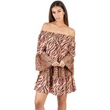Isla Bonita By Sigris Kratke obleke Obleka Kostanjeva | Shoptok.si