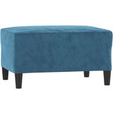  4-dijelni set sofa s jastucima plavi baršunasti - Plava S osloncem za noge | shoptok.hr