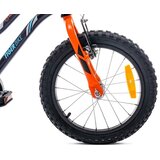 Dječji bicikl guralica Tiger 16" crni-narančasti-tirkizni | shoptok.hr