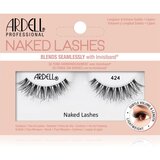 Ardell naked lashes 424 umetne trepalnice za naraven videz 1 ks odtenek black Cene