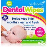 Brush Baby DentalWipes robčki za zobe za otroke 6 kos | Shoptok.si