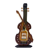 Mali stalak za alkohol spremljen u drvenu violinu 42x17 cm