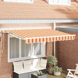 vidaXL Retraktilna tenda Morsko modra 350x200 cm | Shoptok.si