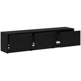 TV ormarić s LED rasvjetom Crni Hrast 165 x 34 x 40 cm | Eponuda.ba