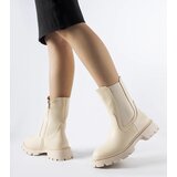 Gemre Beige insulated classic ankle boots Pleasanton | Shoptok.si