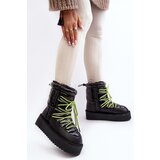 Kesi Women's snow boots with thick soles, Vegan D.Franklin black Cijene