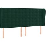  box spring s madracem LED tamnozeleni 200x200 cm baršun | shoptok.hr