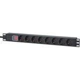  230V razvodni PDU panel 19/1U sa 8 utičnih mesta, 1.8m sa prekidačem PDU-8S-1U | ePonuda.com