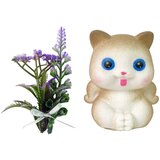  Lutka za igru Emily sa bež mačkom i pletenicama - 30 cm | shoptok.hr