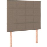  Box spring postelja z vzmetnico LED taupe 120x200 cm blago, (20898645) | Shoptok.si