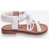 Boto Children's Braided Slip-on Sandals White Tracy | ePonuda.com