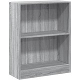  Polica za knjige sivi hrast 60x24x76 cm konstruirano drvo | Eponuda.com