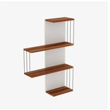 Hanah home cambel - walnut walnut wall shelf | ePonuda.com