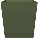 vidaXL Vrtne sadilice 2 kom maslinastozelene 50 x 50 x 50 cm čelične | shoptok.hr