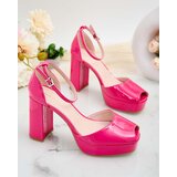 Resti Women's Lefeyoa lacquered post sandals | Shoptok.si