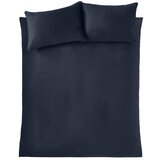 Catherine Lansfield Modra žametna podaljšana posteljnina za zakonsko posteljo 230x220 cm Kingsley – | Shoptok.si