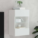  Zidni TV ormarić s LED svjetlima bijeli 40 x 30 x 60 5 cm Cijene