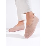 Shelvt Pink Fabric Slip On Women's | shoptok.hr