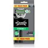 Wilkinson Sword Xtreme 3 Black Edition brivniki za enkratno uporabo 10 kos 10 kos | Shoptok.si