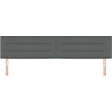vidaXL Naslon za glavu Set od 2 Tamnosiva Drvo i tkanina 200 x 7 x 78 cm Cijene