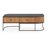 MOME Stolić za kavu od masivnog manga u prirodnoj boji 60x120 cm Curve – | shoptok.hr