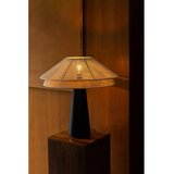 Dutchbone Črna/bela namizna svetilka s tekstilnim senčilom (višina 62 cm) Elon – | Shoptok.si