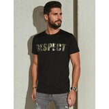 DStreet T-shirt męski z nadrukiem czarny | shoptok.hr