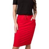 BASIC Feel Good Skirt-RV-SD-4793-1.32-Red Cene
