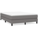  Krevet s oprugama i madracem tamnosivi 140x190 cm od tkanine | shoptok.hr