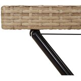  stol s pladnjem bež 65 x 40 x 75 cm od poliratana | shoptok.hr
