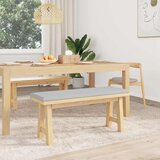  Jastučić za klupu Teksturirani baršun Svjetlosiva Dubina 35 cm - Svjetlosiva 110 x 38 x 6 5 cm | shoptok.hr