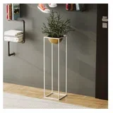 Dekorativna saksija GED-020-C, 80 cm, O 26 cm,, Bijela