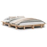 Furnova Posteljni okvir brez vzmetnice 140x190 cm trdna borovina, (21942900) | Shoptok.si