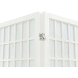 vidaXL Sklopiva sobna pregrada 6 panela japanski stil 240x170cm bijela | shoptok.hr