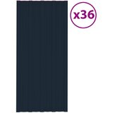 Krovni panel 36 pcs Antracit 100 x 45 cm Pocinčani čelik | shoptok.hr