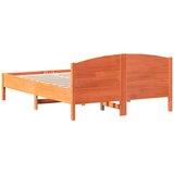  Okvir kreveta bez madraca voštano smeđi 140x190 cm od borovine | Eponuda.com