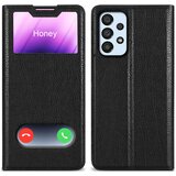 Cadorabo Ohišje, združljiv s Samsungom v kometu Black - Zaščitni pokrov z magnetnim zapiranjem, stoječo funkcijo in dvema gledanjem oken, (20695115) | Shoptok.si