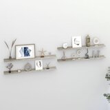 Maison Chic 4 kosi Stenske Police - Viseče police betonsko sive 100x9x3 cm, (21794013) | Shoptok.si