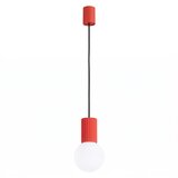 Sollux Lighting Viseča svetilka HALO 1 rdeča, (5000352216) | Shoptok.si