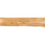 Stolna Mizna plošča z naravnim robom 180x20x3,8 cm trden mangov les, (21411935) | Shoptok.si