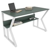 Hanah home Radni sto, 120x72,8x60​ cm, Zeleno-bijeli | Eponuda.ba