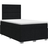  Boxspring krevet s madracem Crna 120 x 200 cm Tkanina | shoptok.hr