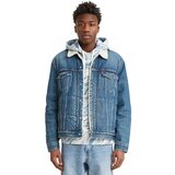 Levi&#039;s Jeans jakne TYPE 3 SHERPA TRUCKER Modra cene