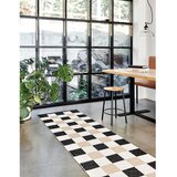 Pappelina Črn/kremno bel zunanji in notranji tekač 70x240 cm Pix Black Vanilla – | Shoptok.si